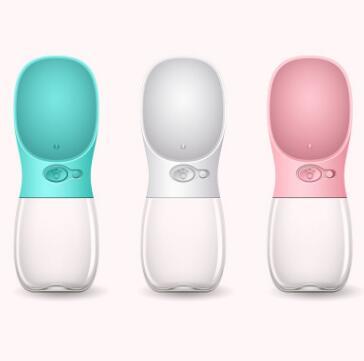 Kisállat Vízcsésze Kültéri Hordozható Víz Üveg Kék Praktikus