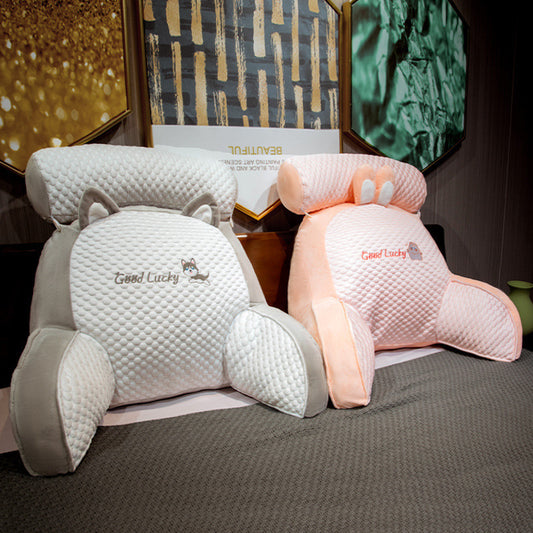 Large Backrest Waist Support Sofa Cushion by F&N Shop