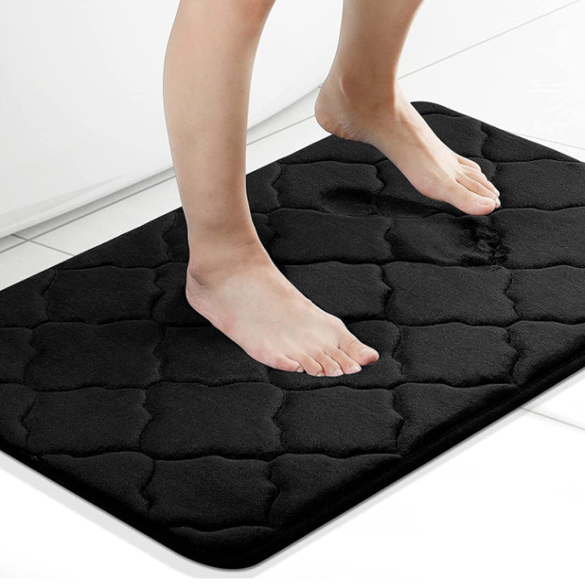 Household Memory Foam Bathroom Carpet by F&N Shop