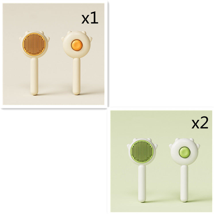 Macska És Kutya Masszázs Fésű A Szőr Lefésüléséhez És Szennyeződés Eltávolításához ABS Rozsdamentes