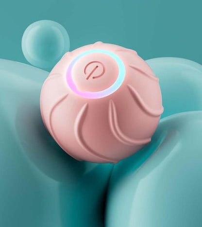 Okos Macska Játék Gömb Guruló Interaktív Automata Ugró Labda USB Szilikon Kék Piros Rózsaszín