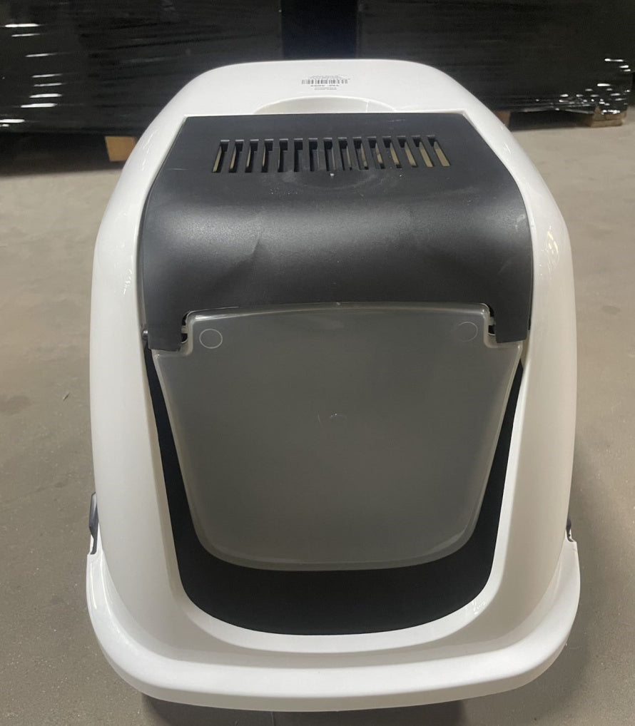 Macska Toalett Könnyen Tisztítható Alomtálca Szagtalanító Szűrővel és Praktikus Fedéllel