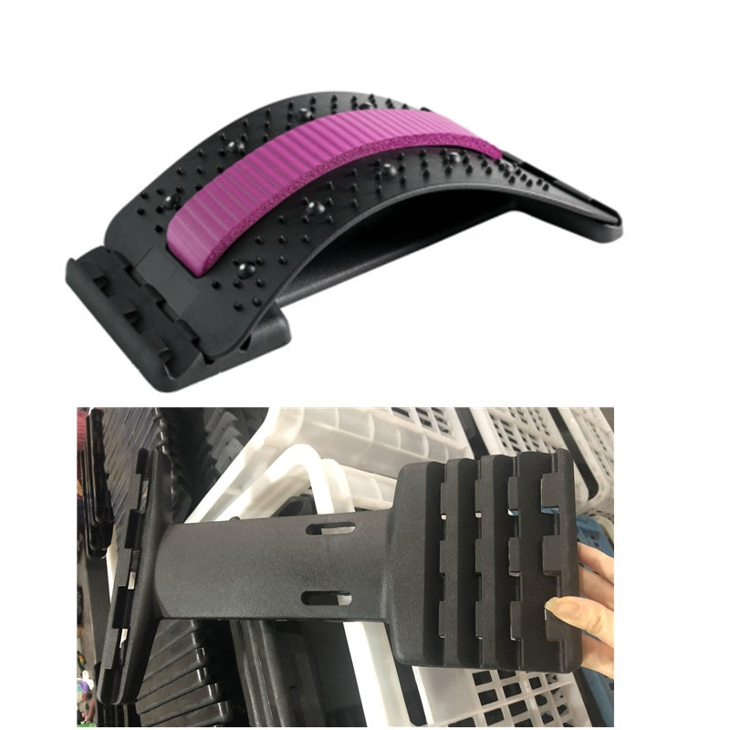 Back Stretcher Adjustable Back Cracker Massage Waist Neck Fitness Lumbar Cervical Spine Support Pain Relief by F&N Shop