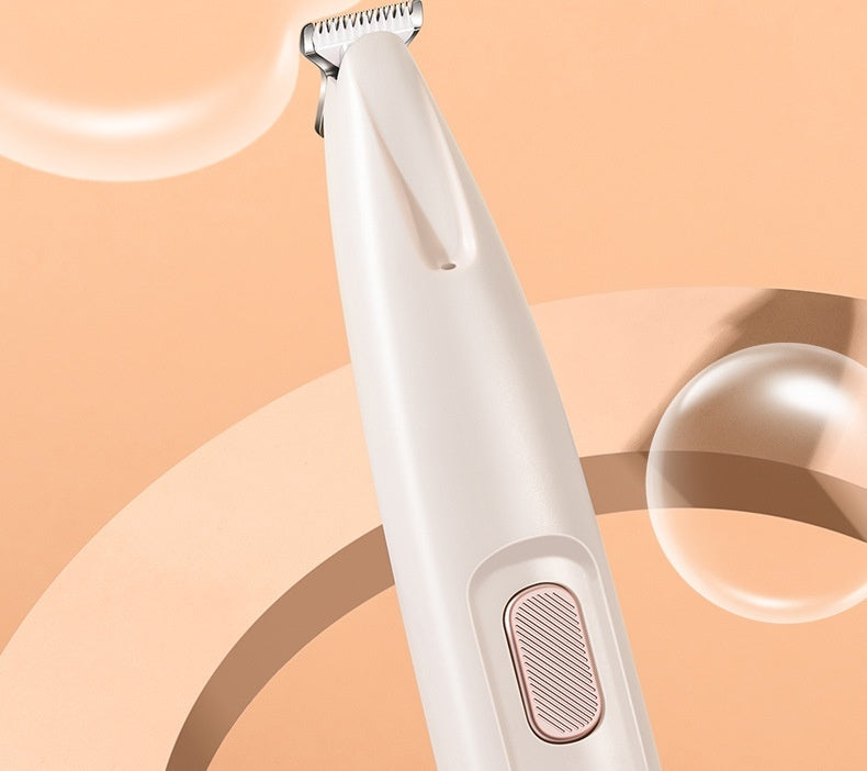 Pets Dog Paw Trimmer With LED Light Fully Waterproof Pet Hair Trimmer With LED Display Dog Clippers For Grooming Widen Blade by F&N Shop