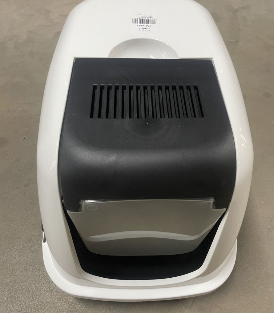 Macska Toalett Könnyen Tisztítható Alomtálca Szagtalanító Szűrővel és Praktikus Fedéllel