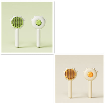 Macska És Kutya Masszázs Fésű A Szőr Lefésüléséhez És Szennyeződés Eltávolításához ABS Rozsdamentes