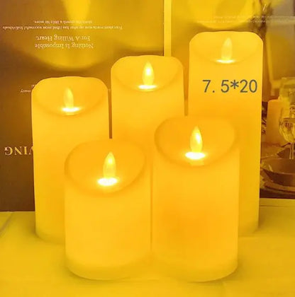 LED Gyertya Fény Paraffin Hangulat Kényelmes Hotel Dekor by F&N Shop