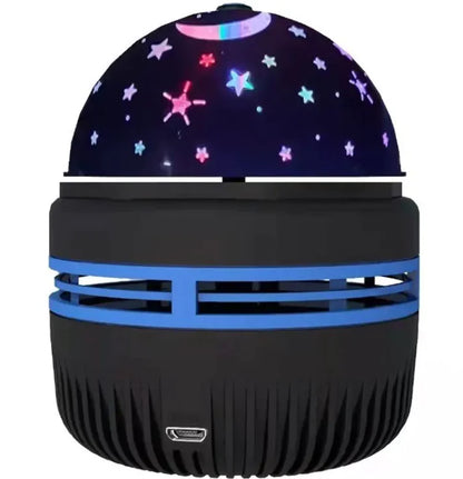 LED Star Galaxy Projector Lamp with Rotating Magic Ball by F&N Shop