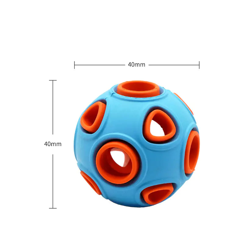 Glow-in-the-Dark Dog Toy Ball for Chewing (Medium/Large) by F&N Shop