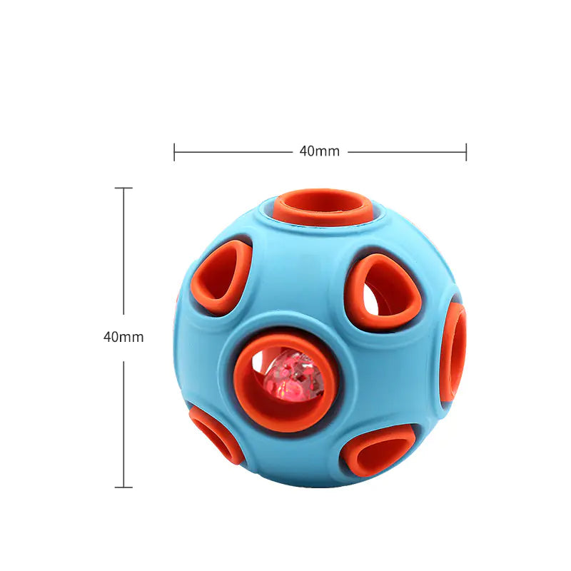Glow-in-the-Dark Dog Toy Ball for Chewing (Medium/Large) by F&N Shop