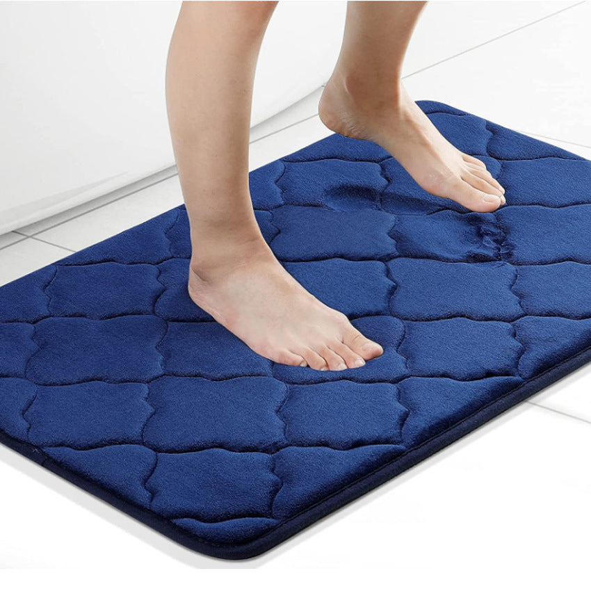 Household Memory Foam Bathroom Carpet by F&N Shop
