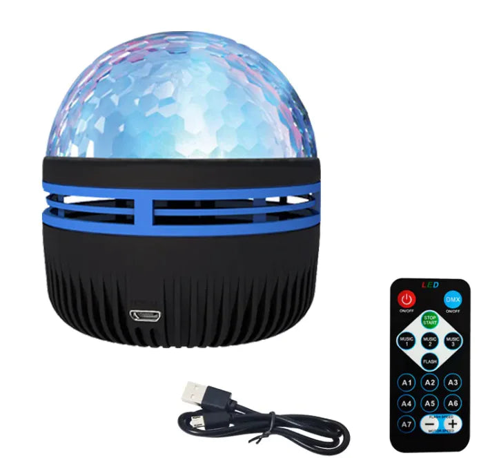 LED Star Galaxy Projector Lamp with Rotating Magic Ball by F&N Shop