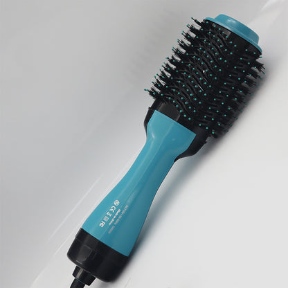 Hot Air Brush Blowing Combs Roll Straight Three-in-one Hair Dryer by F&N Shop