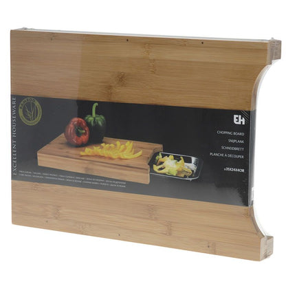 Excellent Houseware Bamboe Snijplank Met Opvangbak