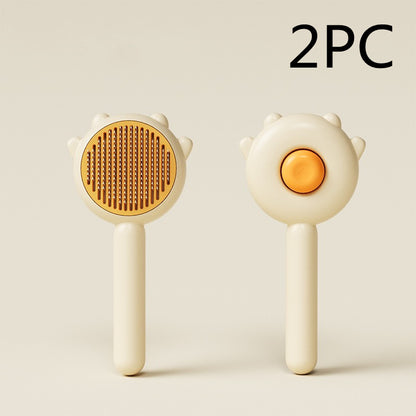 Macska És Kutya Masszázs Fésű A Szőr Lefésüléséhez És Szennyeződés Eltávolításához ABS Rozsdamentes