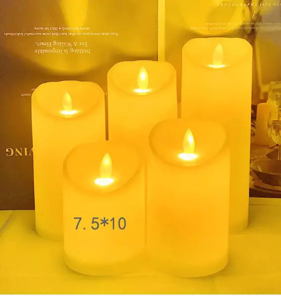 LED Gyertya Fény Paraffin Hangulat Kényelmes Hotel Dekor by F&N Shop